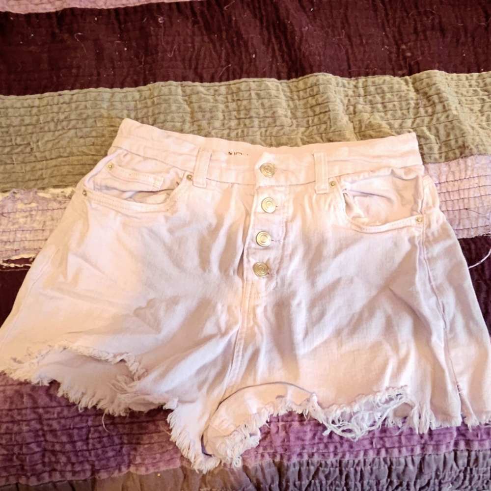 No Boundaries pastel purple shorts